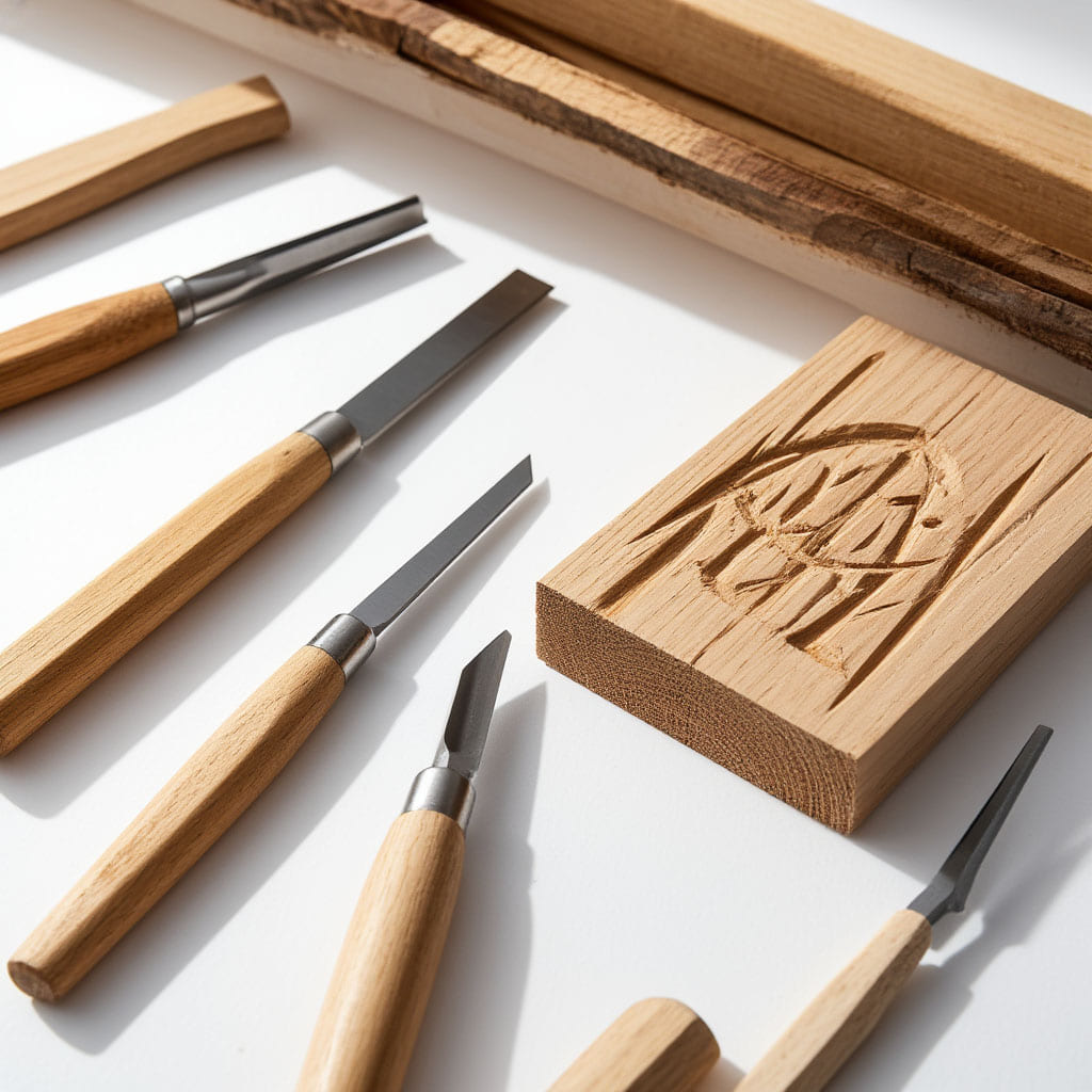Kit para tallar madera
